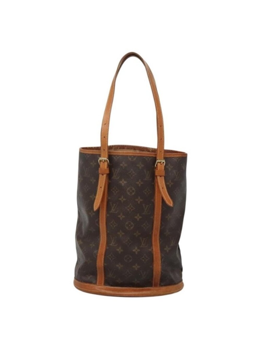 Authentic LOUIS VUITTON Monogram Bucket GM Shoulder Bag M42236 LV - Picture 5 of 16